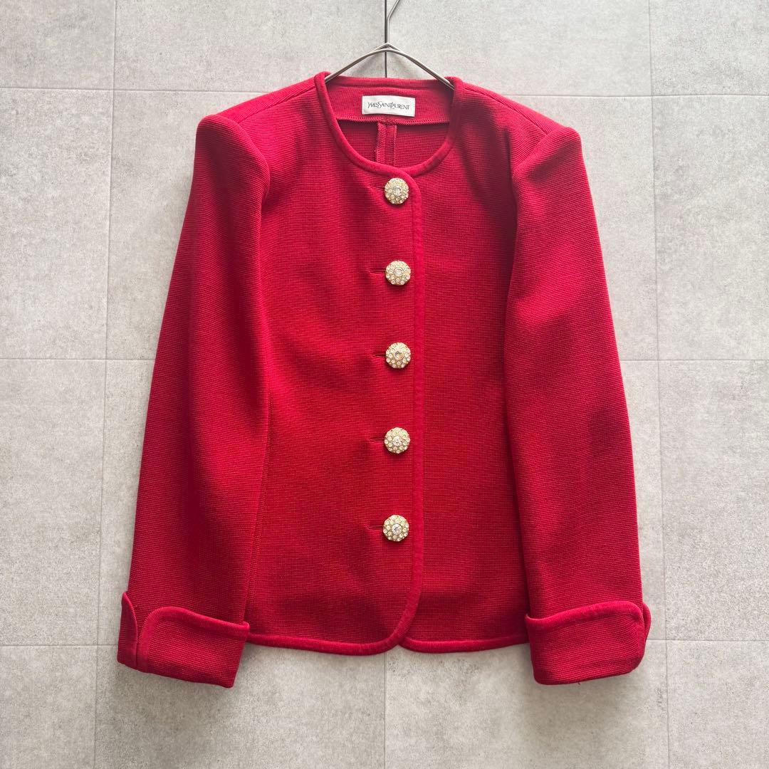Yves Saint Laurent Chaquetas sin cuello M
