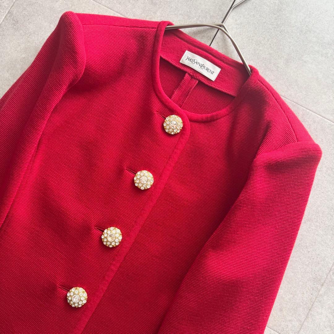 Yves Saint Laurent Chaquetas sin cuello M