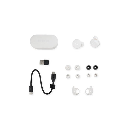 Wired Earphone Denon Bluetooth Perl Ah-C10Pl /Aptx/Ipx4 Ahc10Plwtem 0