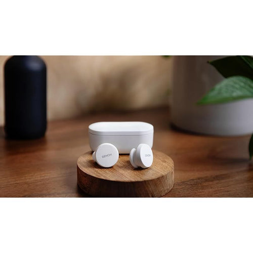 Wired Earphone Denon Bluetooth Perl Ah-C10Pl /Aptx/Ipx4 Ahc10Plwtem 0