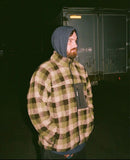 Fleece Jacket Bore Gx1000 Sherpa Green Plaid