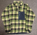Fleece Jacket Bore Gx1000 Sherpa Green Plaid