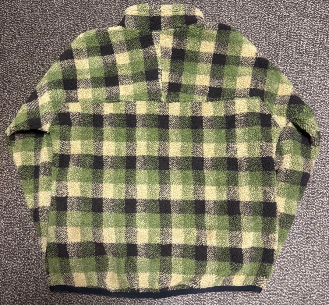 Fleece Jacket Bore Gx1000 Sherpa Green Plaid
