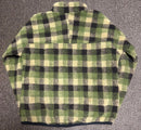 Fleece Jacket Bore Gx1000 Sherpa Green Plaid
