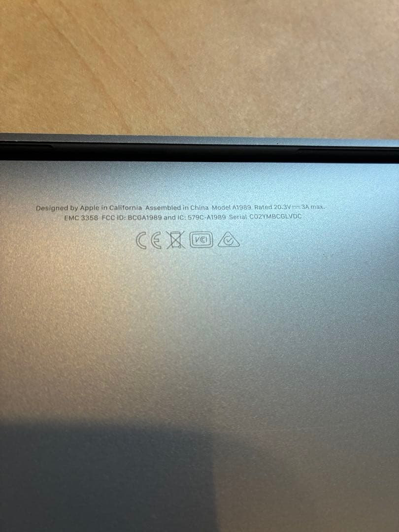Apple Macbook Body Pro 2019 13Inchthunderbolt3 X4