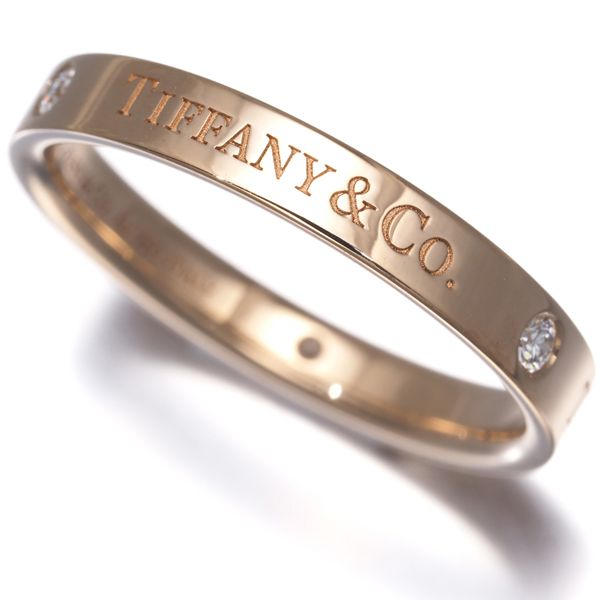 Tiffany Ring 3P 16 K18Pg #196461