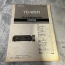 Victor Cd, Md Cassette Decks Td-W511