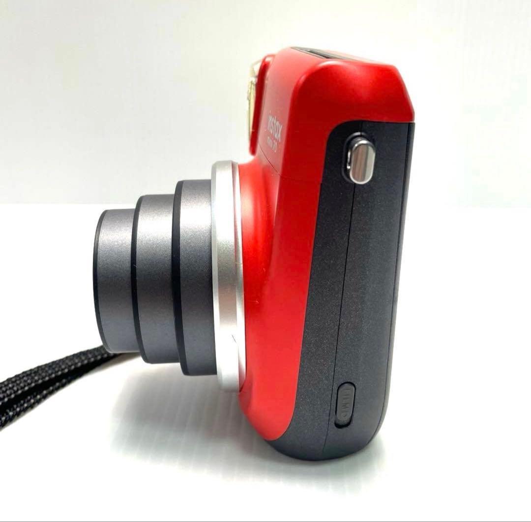 Fujifilm Instant Camera Body Fuji Film Instax Mini 70 Red Cheki