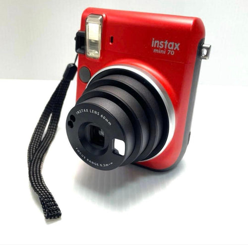 Fujifilm Instant Camera Body Fuji Film Instax Mini 70 Red Cheki