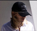 Rick Owens Baseball Caps Isabel Benenato Black Denim Printed Cap