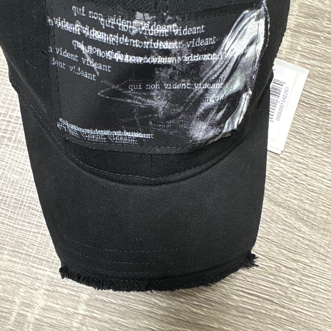 Rick Owens Baseball Caps Isabel Benenato Black Denim Printed Cap