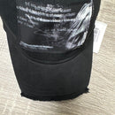 Rick Owens Baseball Caps Isabel Benenato Black Denim Printed Cap