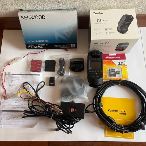 Drive Recorders Zenfox T3 2Ch 1Ch3 Kenwood