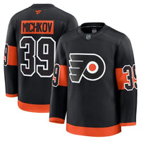T -Shirt Mens Fanatics Matvei Michkov Black Philadelphia Flyers Alternate