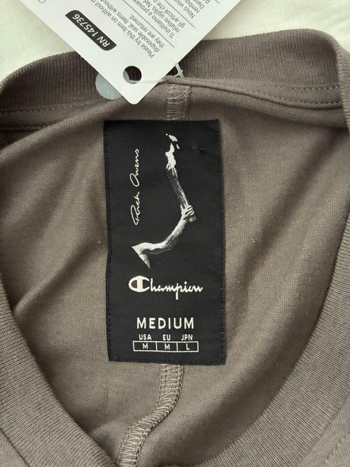 Rick Owens T-Shirts X Champion Tommy T Dust