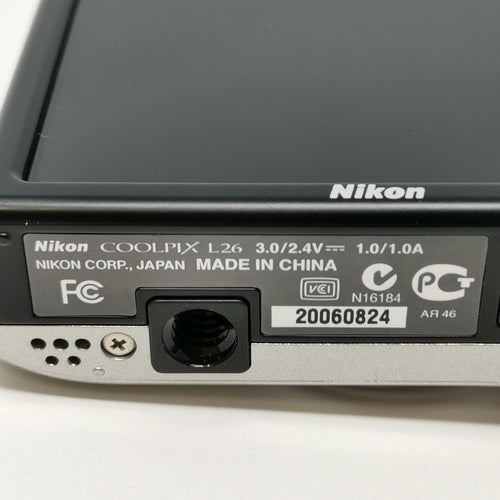 Nikon Compact Digital Camera Coolpix L26 Sd Kkvnko4801