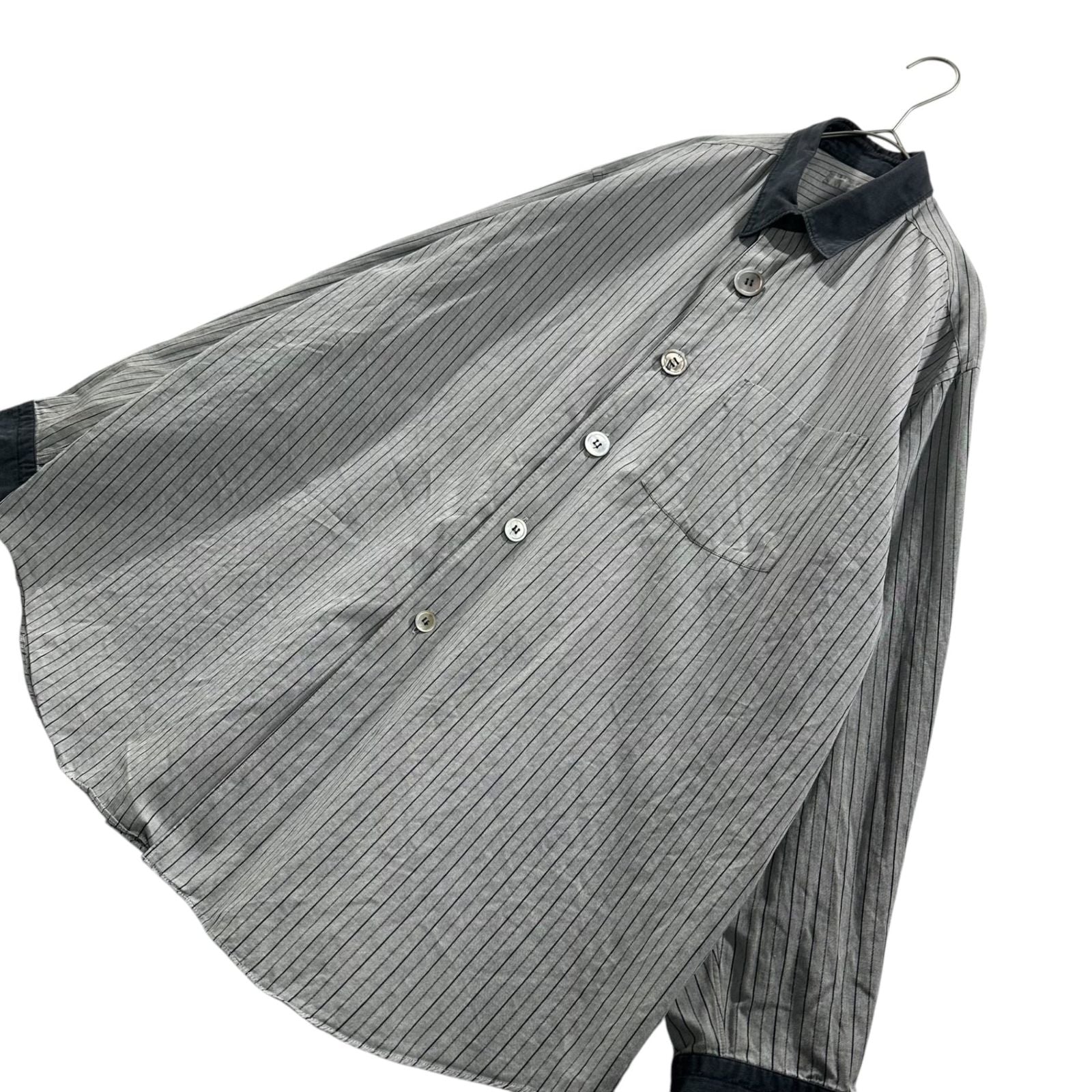 Comme Des Garcons Homme Others 80'S Crescendo Button Stripe Shirt Hb-080050