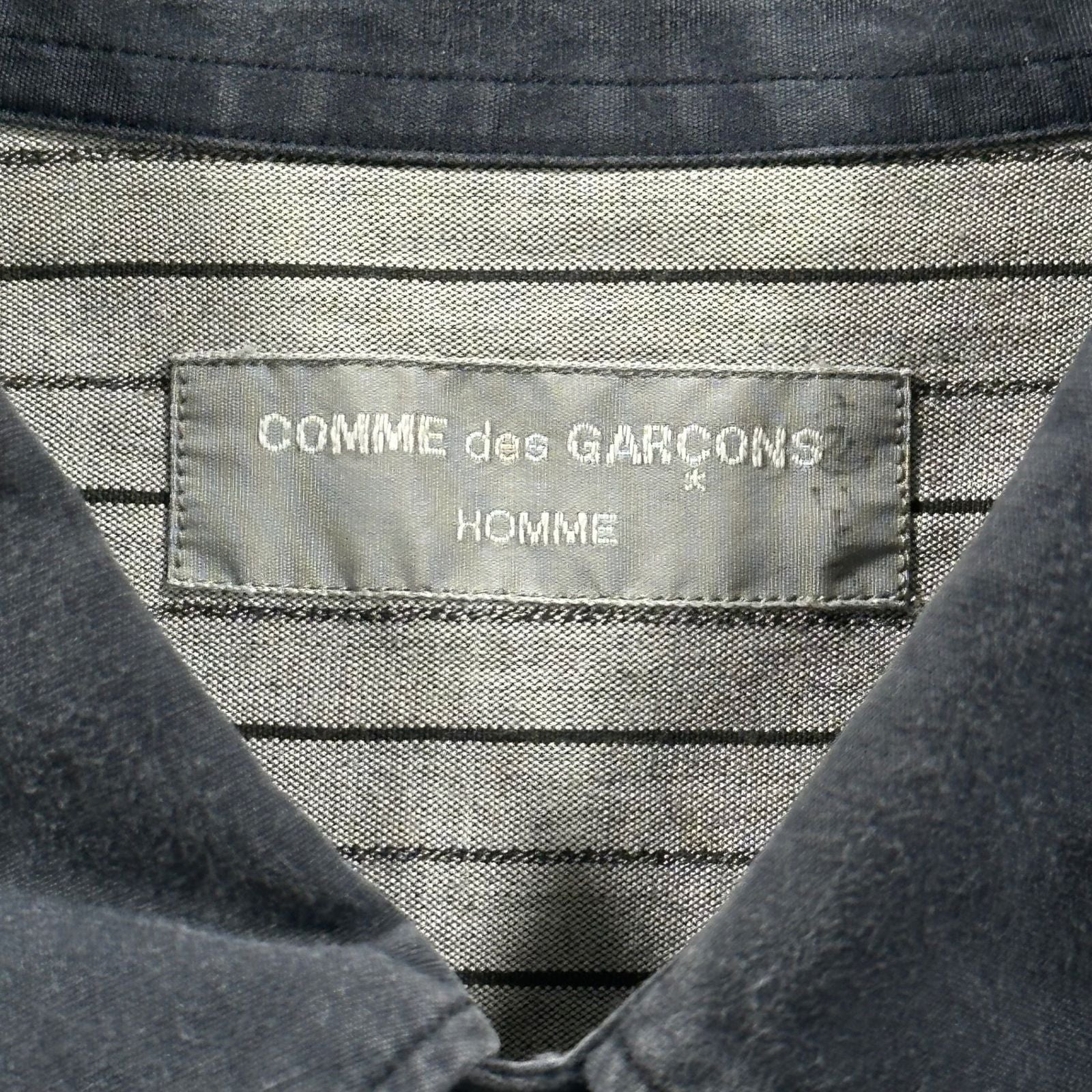 Comme Des Garcons Homme Others 80'S Crescendo Button Stripe Shirt Hb-080050