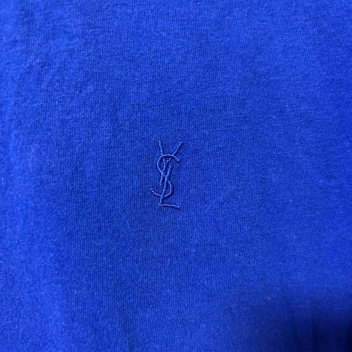 Saint Laurent Short-Sleeve Saintlaurent T S 4701 Bleu Roi