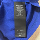 Saint Laurent Short-Sleeve Saintlaurent T S 4701 Bleu Roi