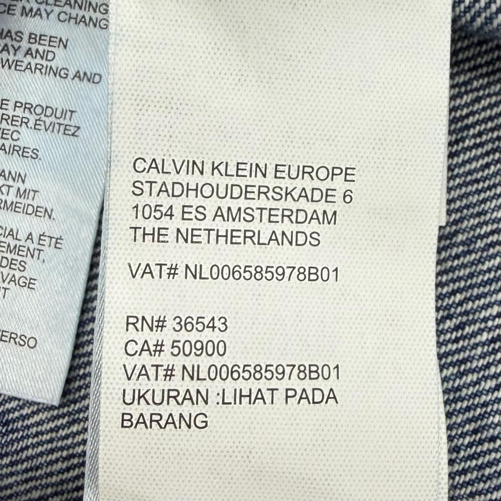 Calvin Klein Jeans G Jean Denim Jacket 100% L (Color)