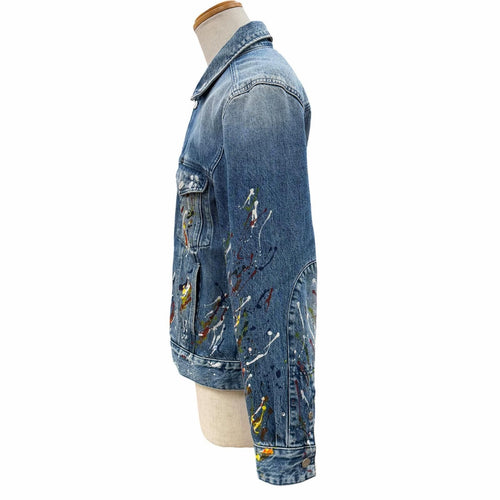 Calvin Klein Jeans G Jean Denim Jacket 100% L (Color)