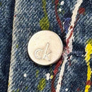 Calvin Klein Jeans G Jean Denim Jacket 100% L (Color)
