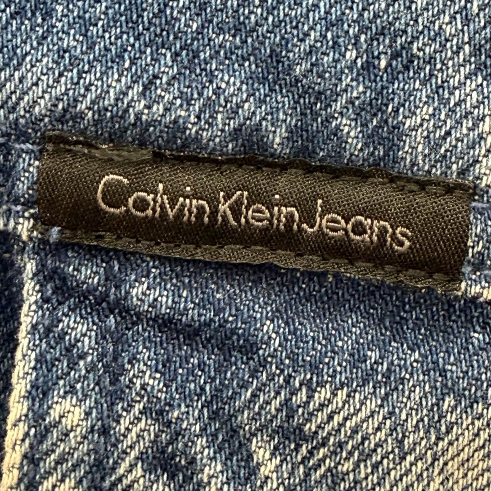 Calvin Klein Jeans G Jean Denim Jacket 100% L (Color)