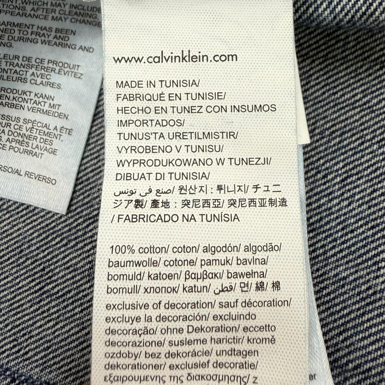 Calvin Klein Jeans G Jean Denim Jacket 100% L (Color)