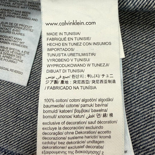 Calvin Klein Jeans G Jean Denim Jacket 100% L (Color)
