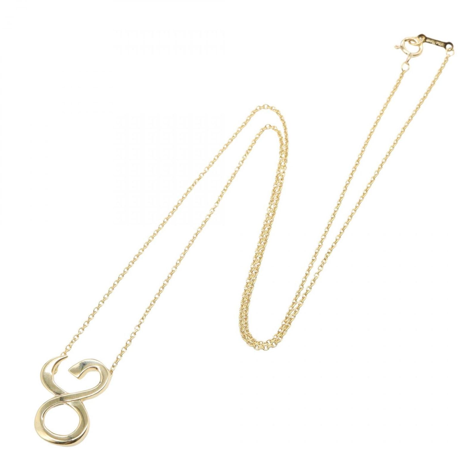 Tiffany Necklace Co 41.5 K18 Used A