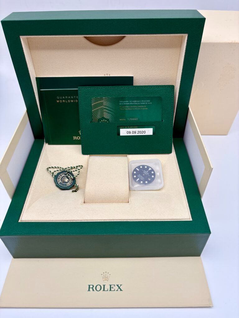 Rolex Automatic Winding Clock 126660 D Blue Deepsea 3-6