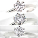 Tiffany Ring Co. 0.3Ct E Vs2 6 Pt950 4368