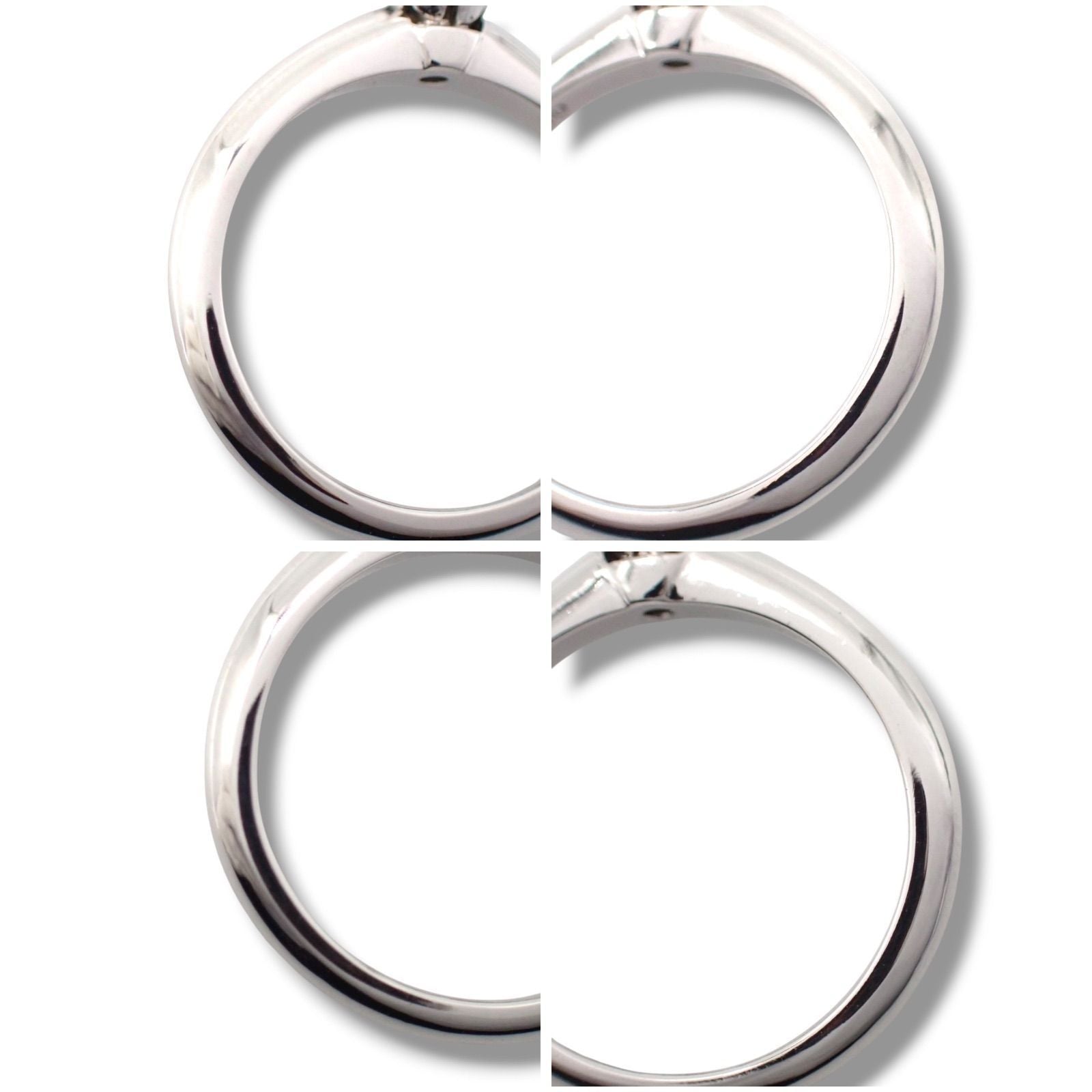 Tiffany Ring Co. 0.3Ct E Vs2 6 Pt950 4368