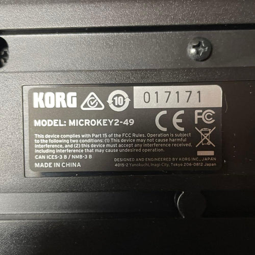 Korg Midi Keyboards Pads Microkey2-49