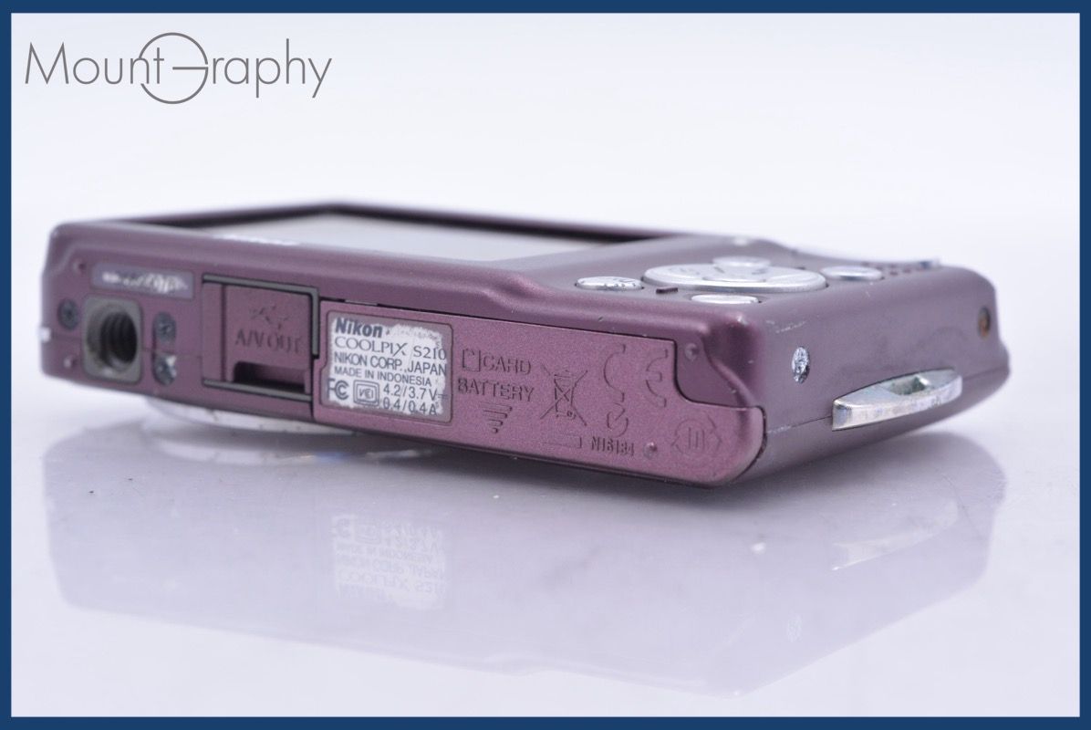 Compact Digital Camera Nikon Coolpix S210 3X #Yk6526