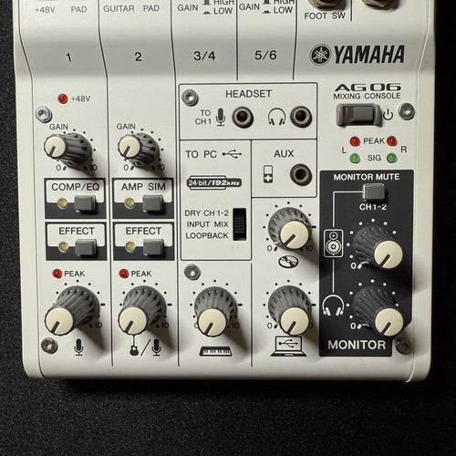 Yamaha Audio Interfaces Ag06