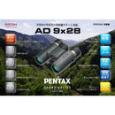 Pentax Binoculars Opera Glasses A Ad 9 28 Wp( 9X28
