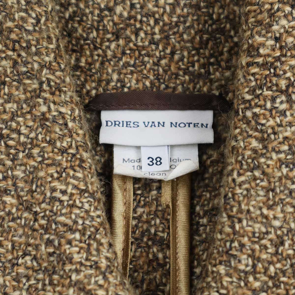 Dries Van Noten Long Coat 1997Aw Wool Maximum 38