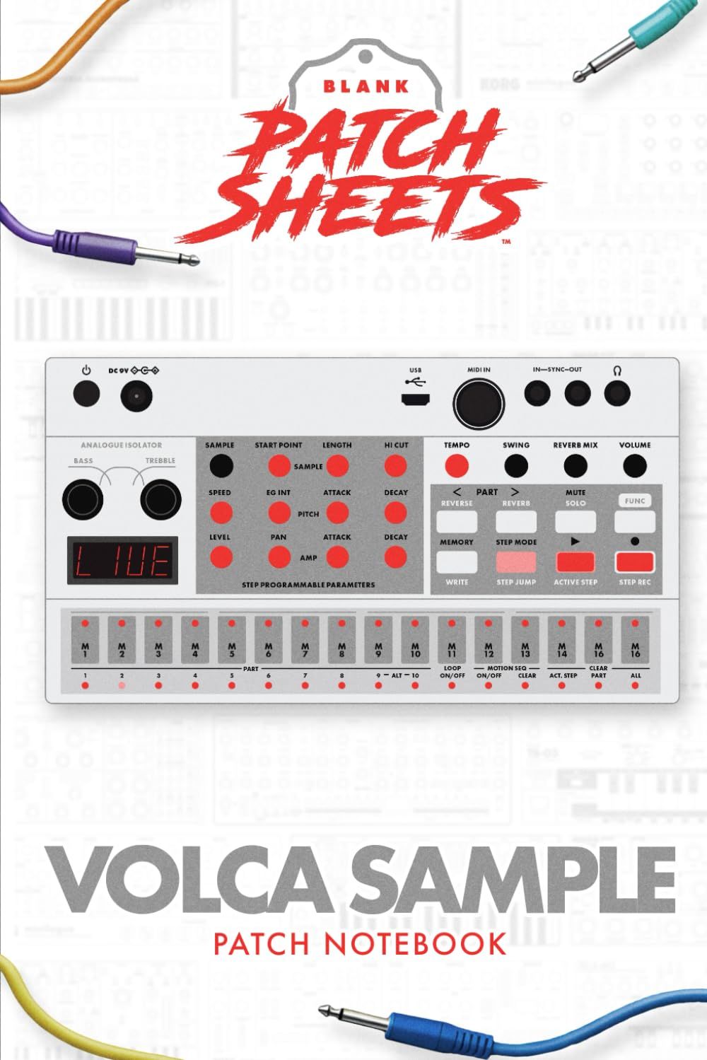 Others Korg Volca Sample Blank Patch Sheet Notebook: Become A More Organized