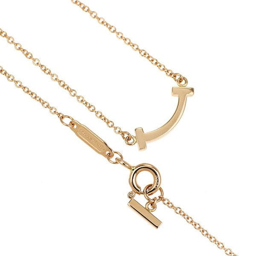 Tiffany Necklace K18Pg T