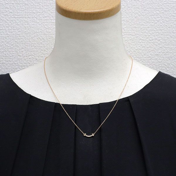 Tiffany Necklace K18Pg T