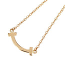 Tiffany Necklace K18Pg T
