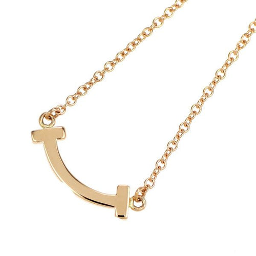 Tiffany Necklace K18Pg T