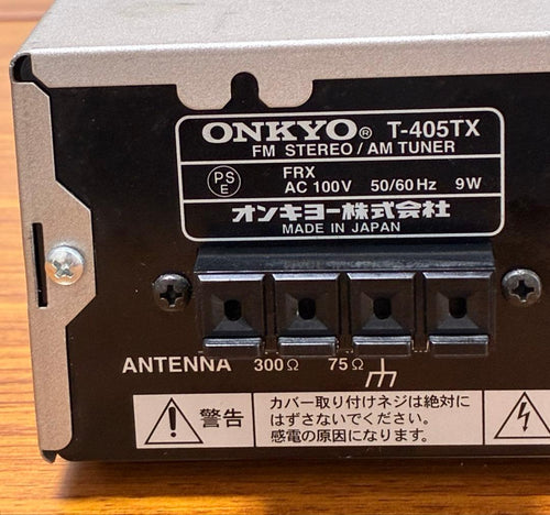 Onkyo Radio Tuners T-405Tx Fm Am