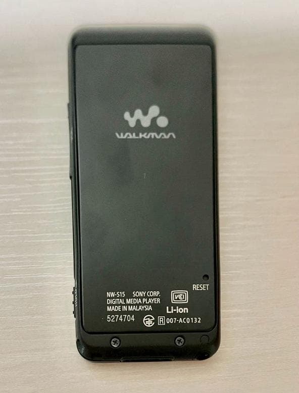 Lecteurs audio numériques Sony Walkman Nw-S15K