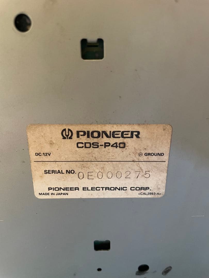 Pioneer Set 1994 Keh-P40 Cds-P40 Cd