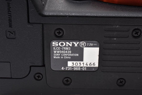 Sony Mirrorless Interchangeable Lens Cameras 7R Iii Ilce-7Rm3