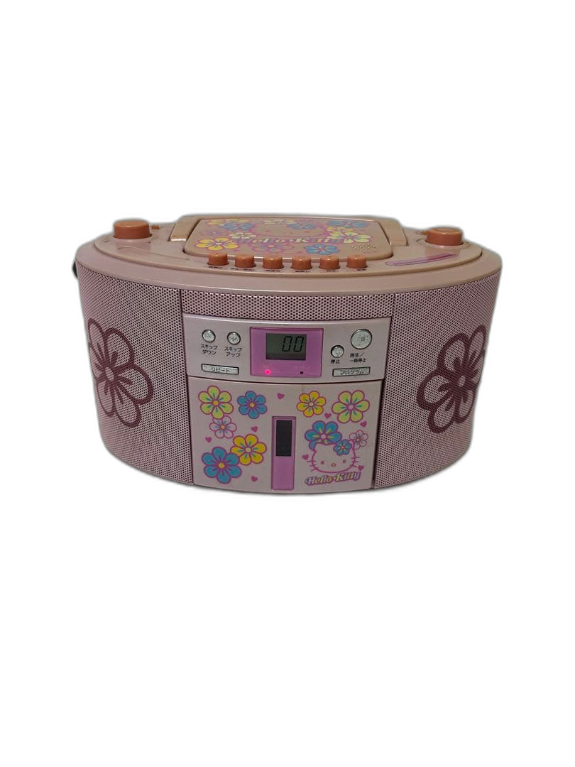 Hello Kitty Cd Md Cassette Deck