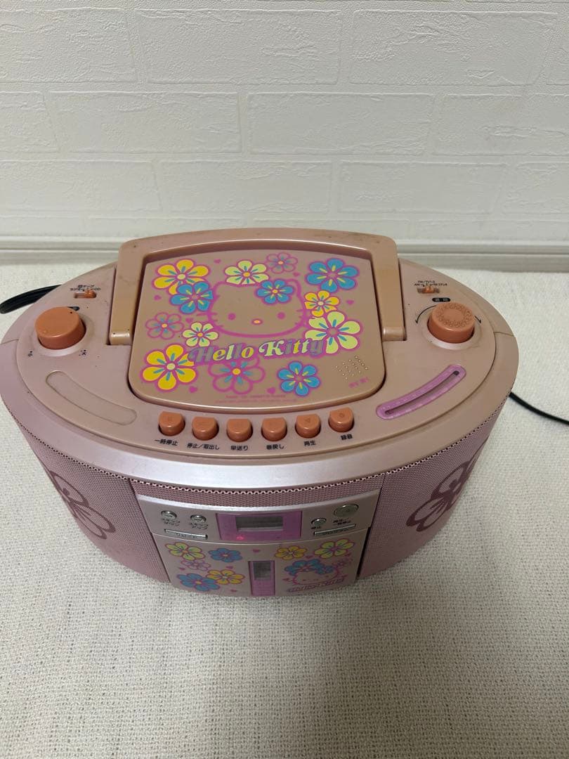 Hello Kitty Cd Md Cassette Deck